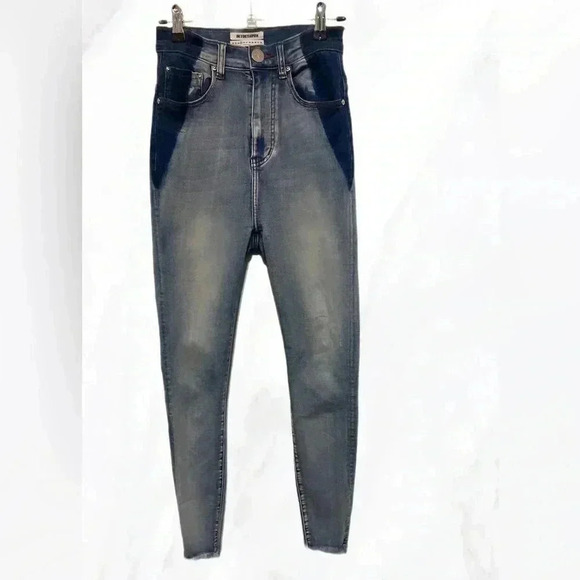 One x one teaspoon Eddie eagle Blakley trend casual medium wash skinny jeans 25 - Picture 2 of 5